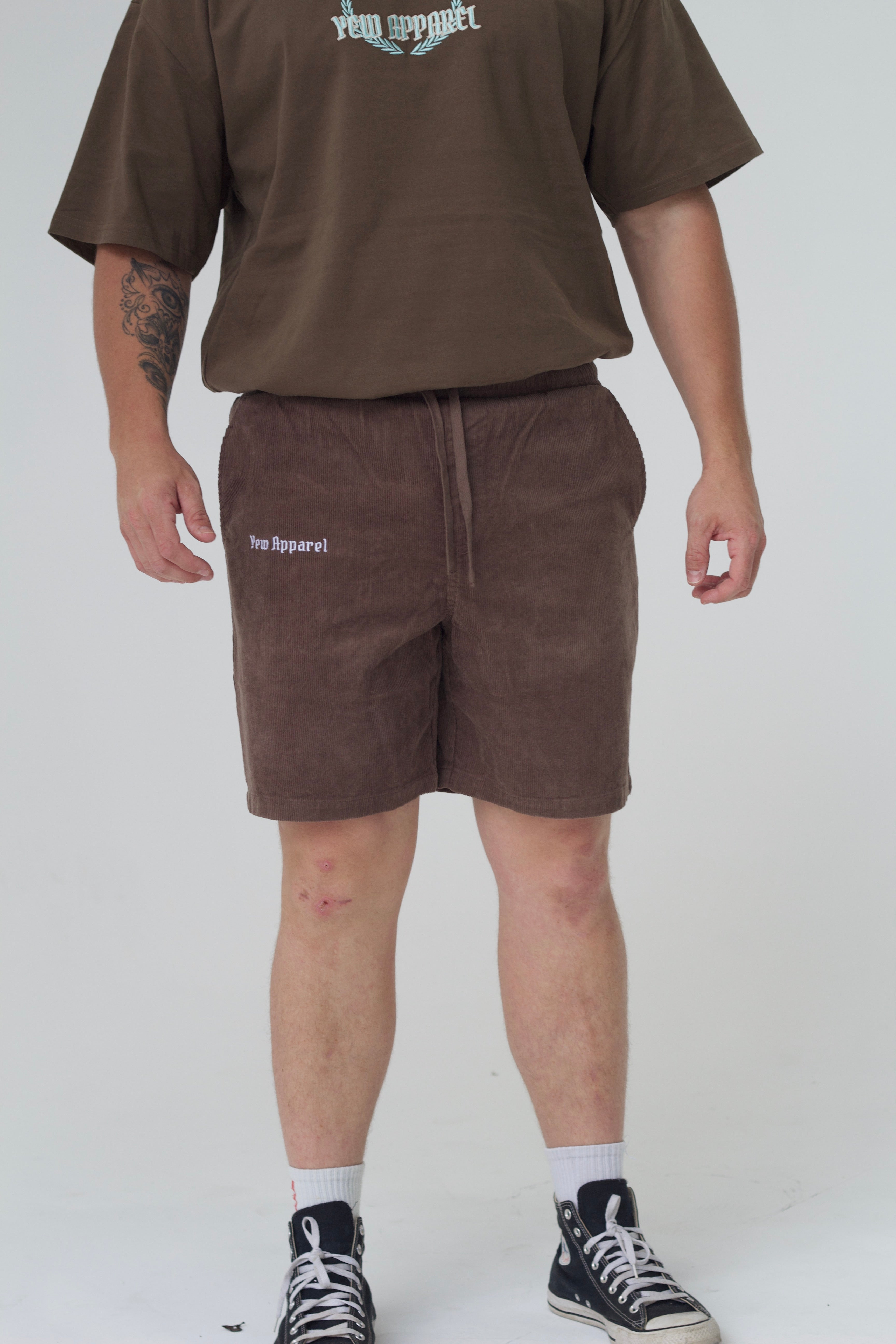 Cord Shorts Brown – Yew Apparel